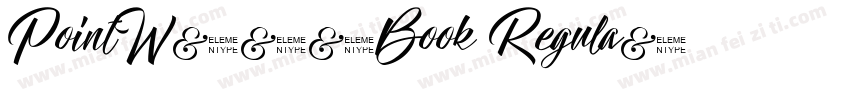 PointW05-Book Regula字体转换